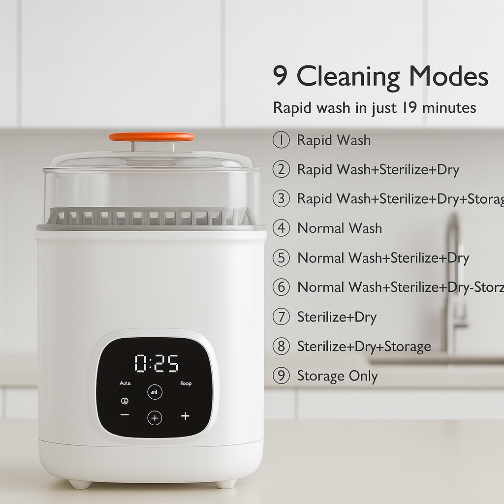 KleanPal Pro Bottle Washer, Sterilizer & Dryer