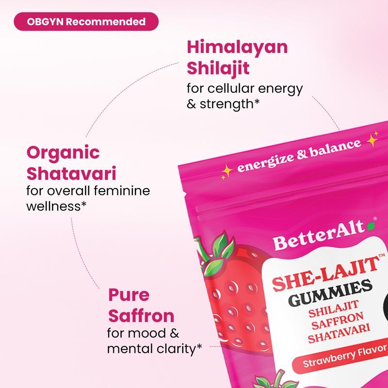 SHE-Lajit Gummies for Women