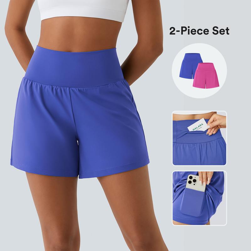 High Waisted Yoga Shorts Set
