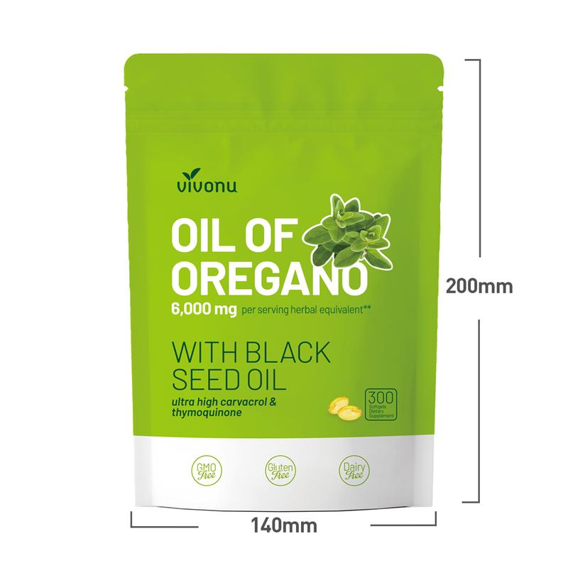 Oil Of Oregano Softgels - 300 Capsules