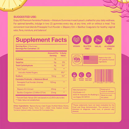 Feminine Probiotic & Moisture Gummies