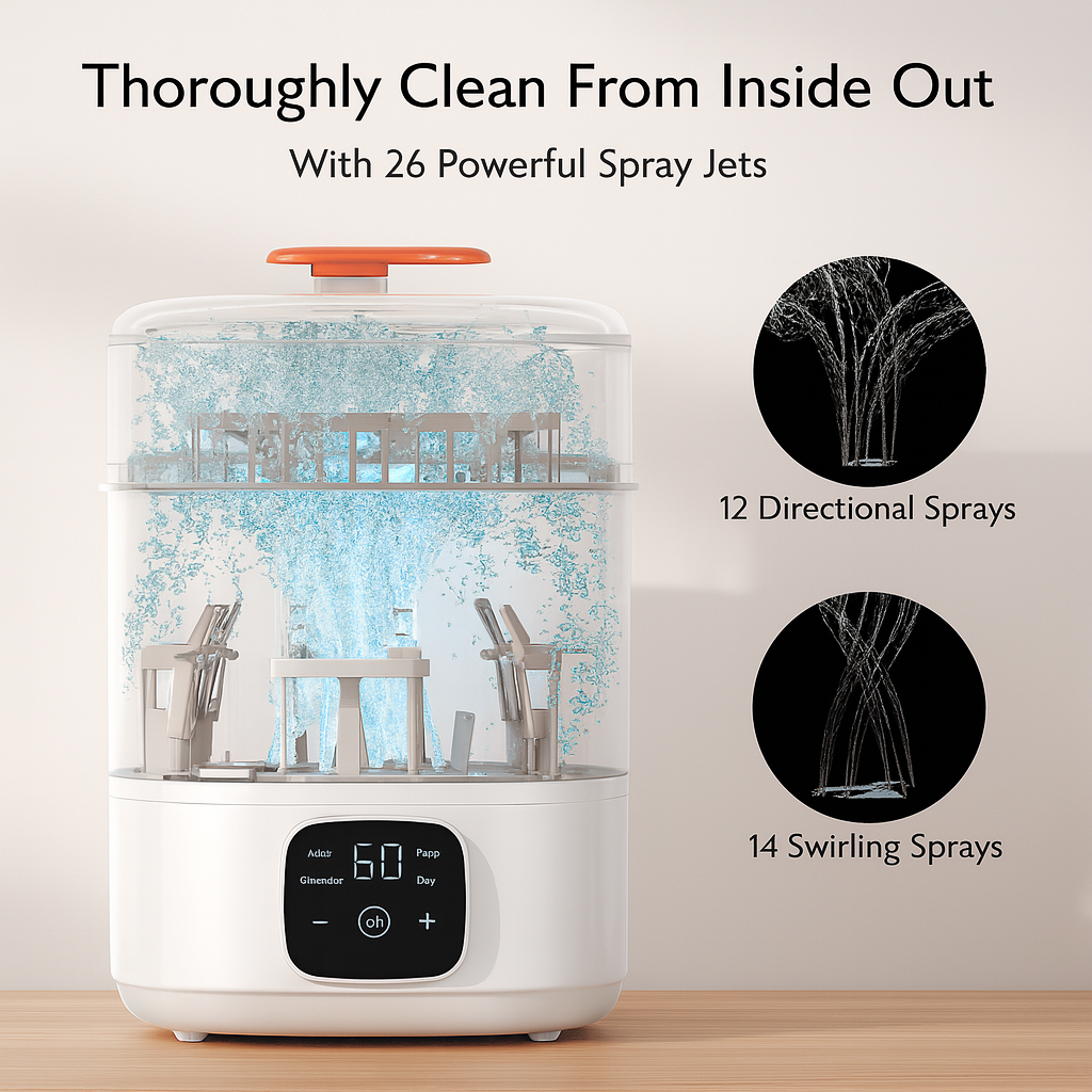 KleanPal Pro Bottle Washer, Sterilizer & Dryer