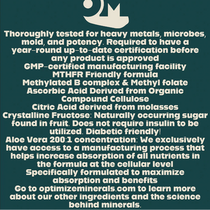 OPTIMIZED MINERALS™️