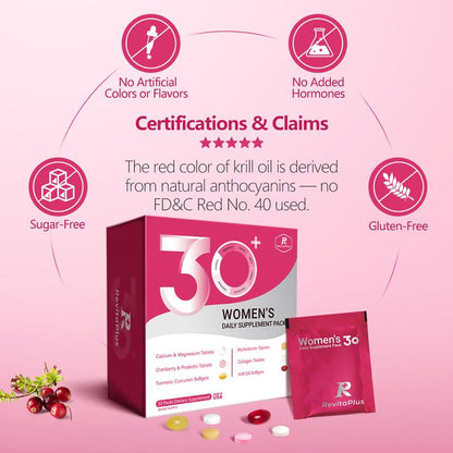 Paquete Diario de Suplementos para Mujeres