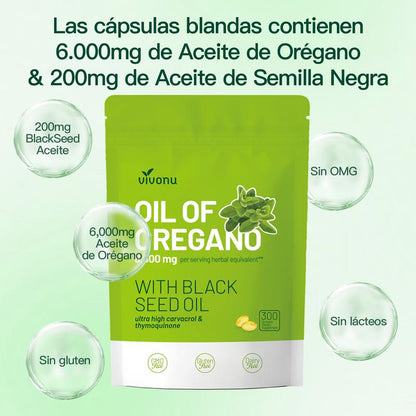 Oil Of Oregano Softgels - 300 Capsules